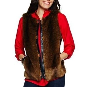 C. Wonder faux fur vest